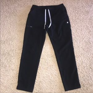 FIGS Yola Skinny Scrub Pant - Black (Size Small)